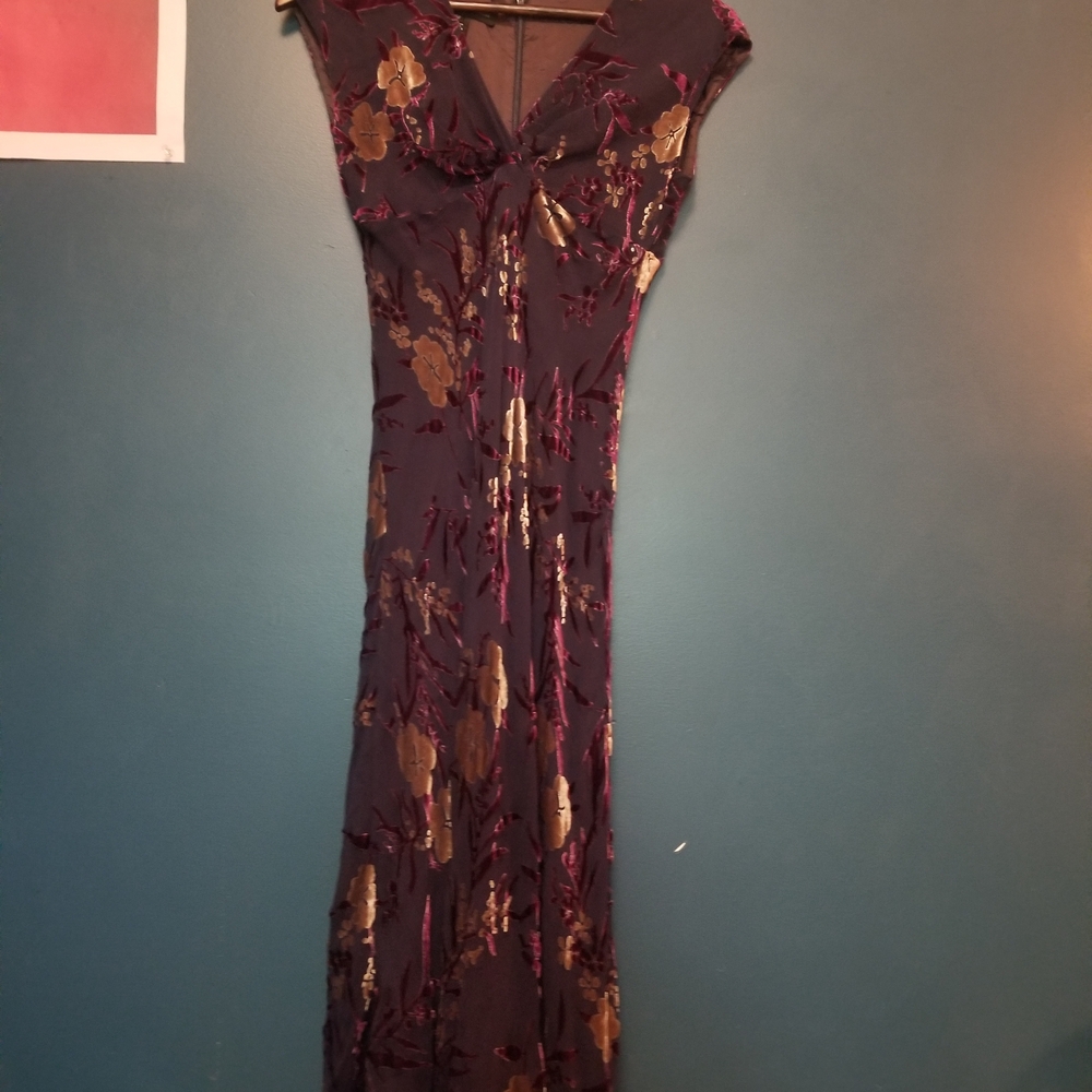 Jones New York Purple Floral Dress